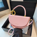 Gold Ring Handle Saddle Bag